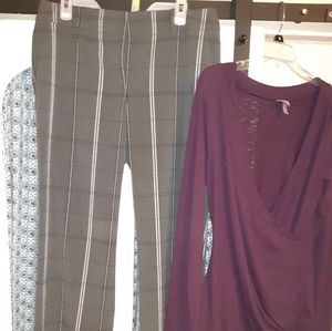 Loft work pants & bonus top